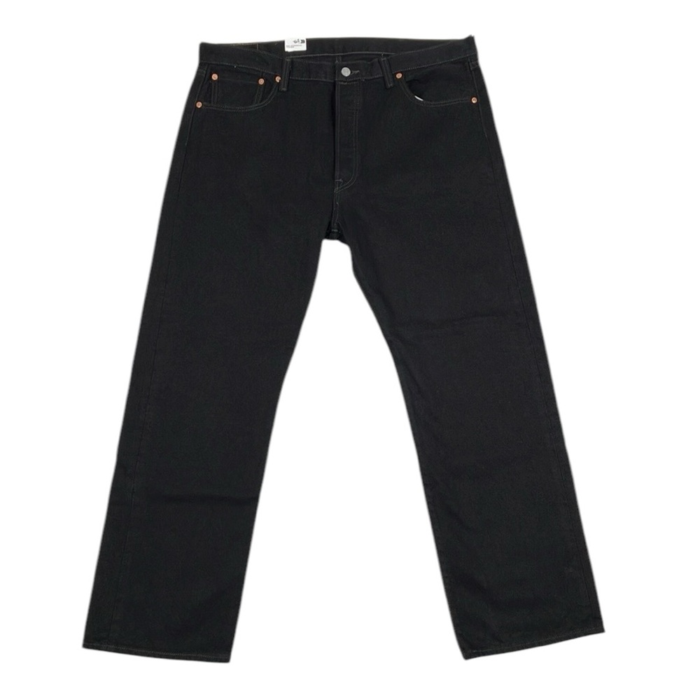 Levis 501 Original Fit Men's Black Jeans Button Fly NWT